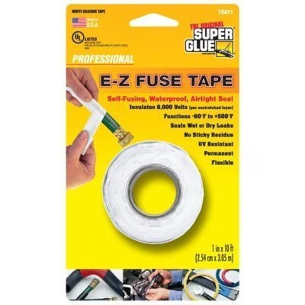 1x10 WHT Silicone Tape, Super Gluerp/Pacer Tech, Mfr#: 11710169